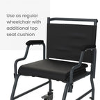 Frido - 2000 Commode Wheelchair (with Top Seat)