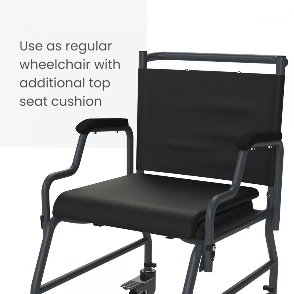 Frido - 2000 Commode Wheelchair (with Top Seat)