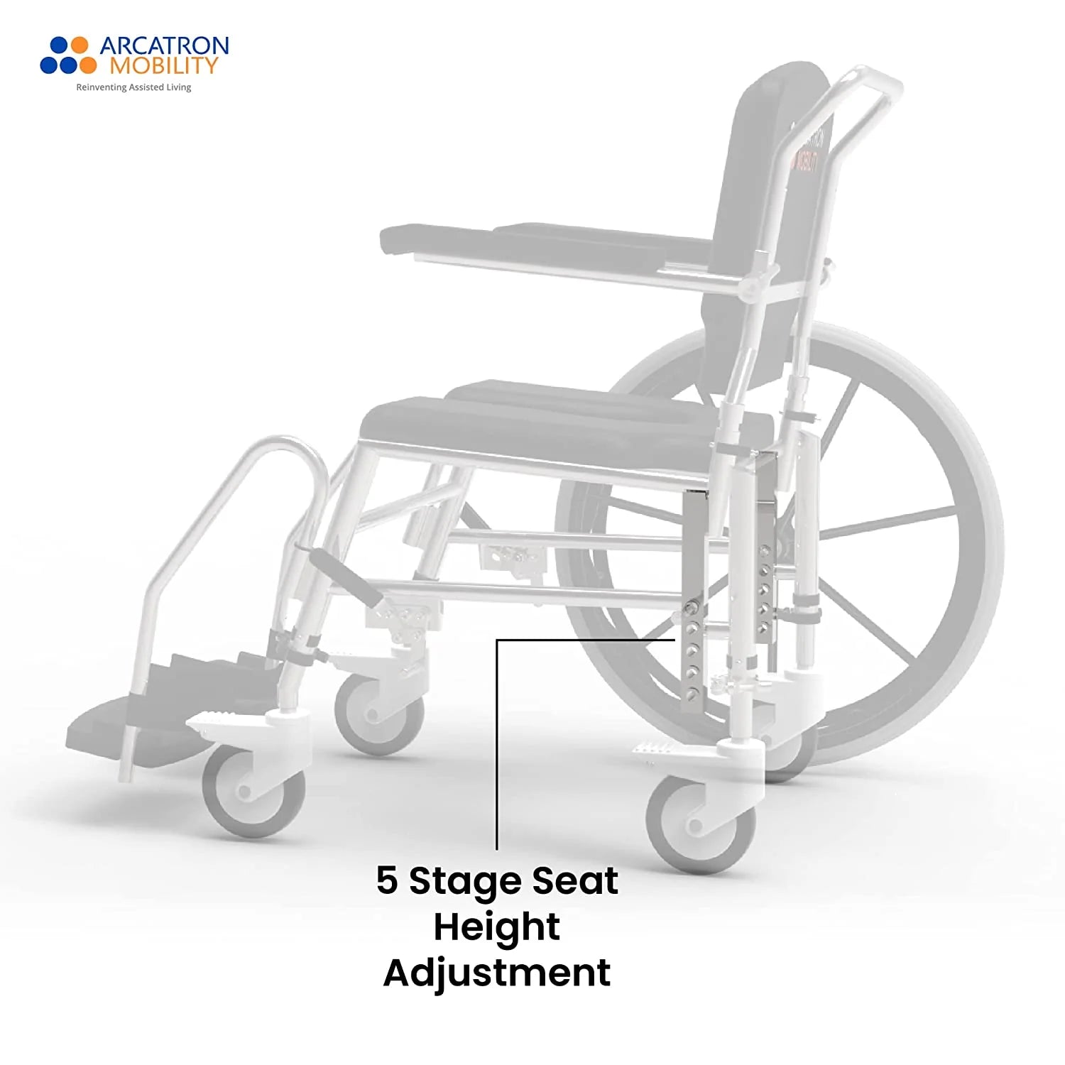 Prime SSS100 | Self Propelled Shower Commode Wheelchair