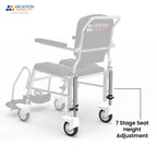 Prime SAS100 | Attendant Propelled Shower Commode Wheelchair