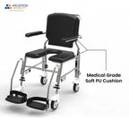 Prime SAS100 | Attendant Propelled Shower Commode Wheelchair