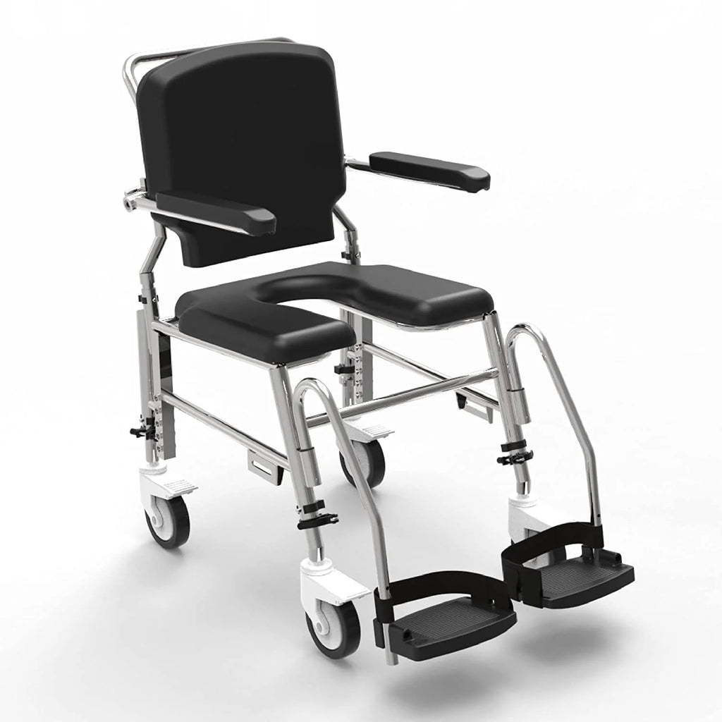 Prime SAS100 | Attendant Propelled Shower Commode Wheelchair