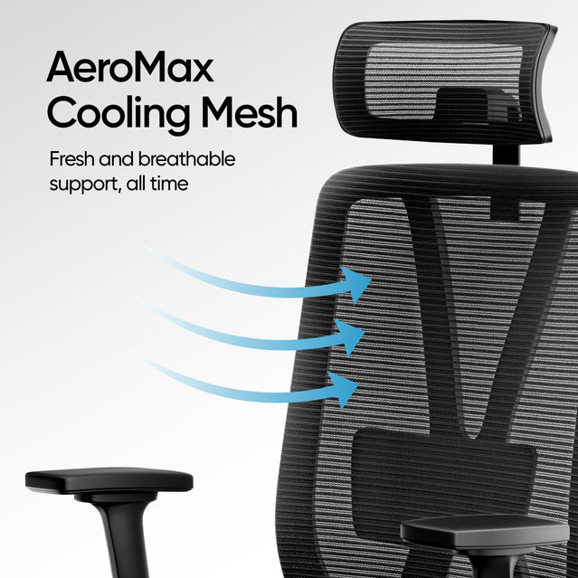 Frido AeroMesh Classic Ergo Chair - With Headrest