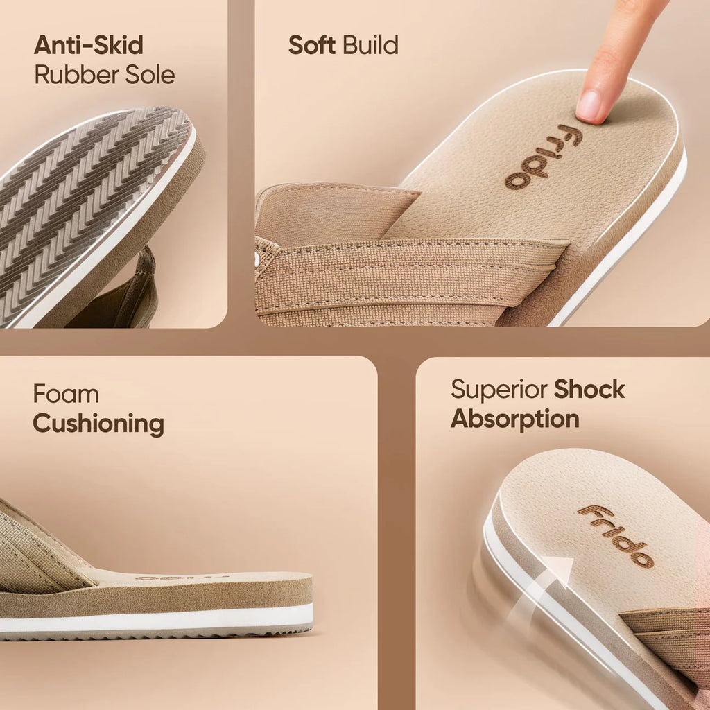 Frido Cloud Comfort Arch Support Slippers