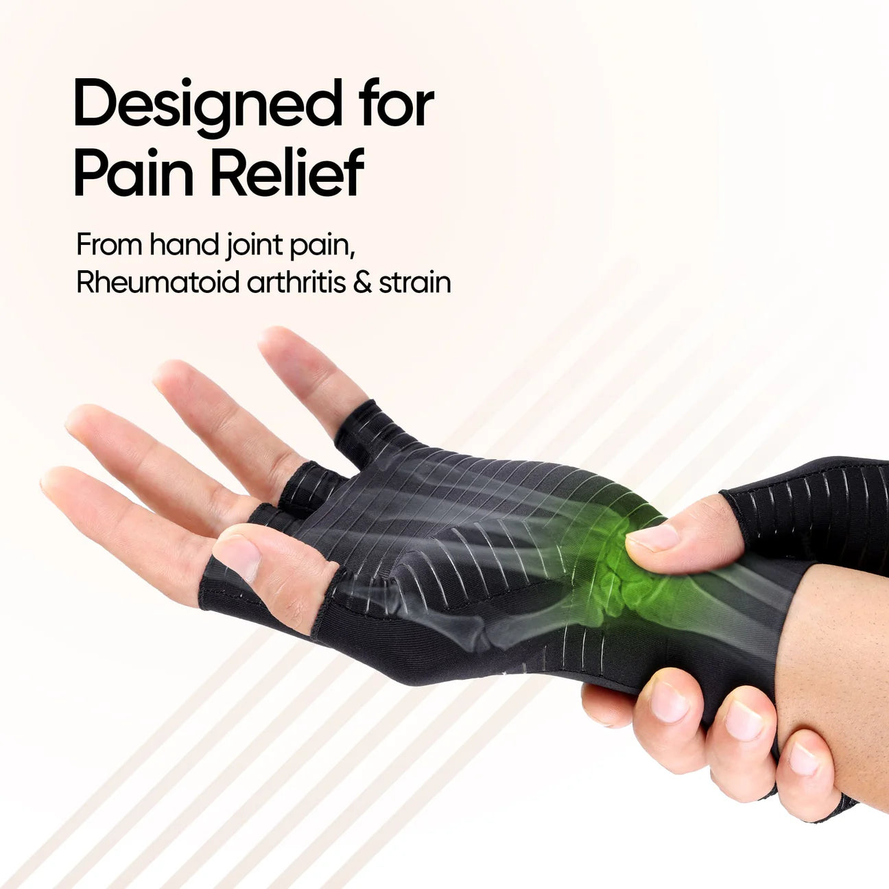 Frido Orthotics Compression Gloves - Half Finger