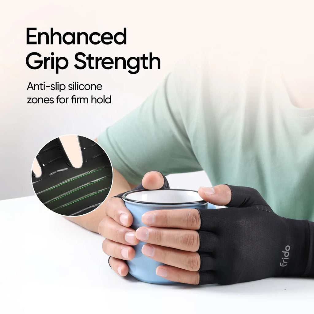 Frido Orthotics Compression Gloves - Half Finger