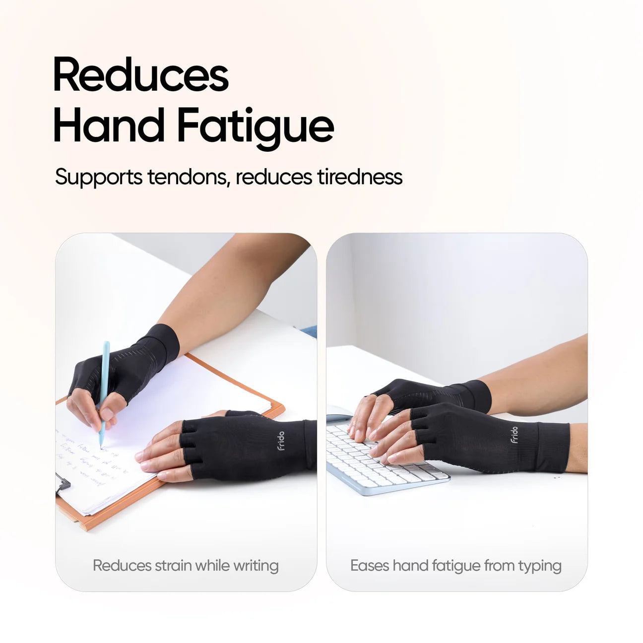 Frido Orthotics Compression Gloves - Half Finger