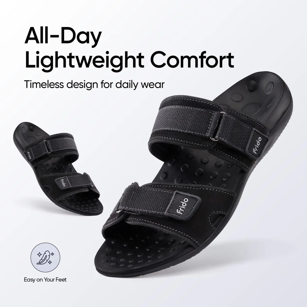 Frido Men's Orthotics Dual Strap Sandals