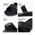Frido Men's Orthotics Dual Strap Sandals