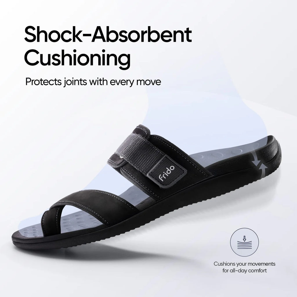 Frido Men's Orthotics Toe Ring Sandals