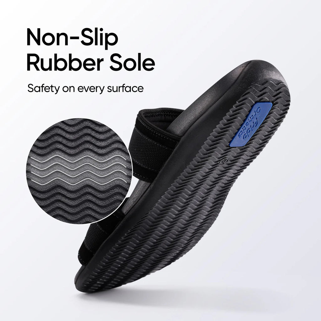 Frido Men's Orthotics Dual Strap Sandals