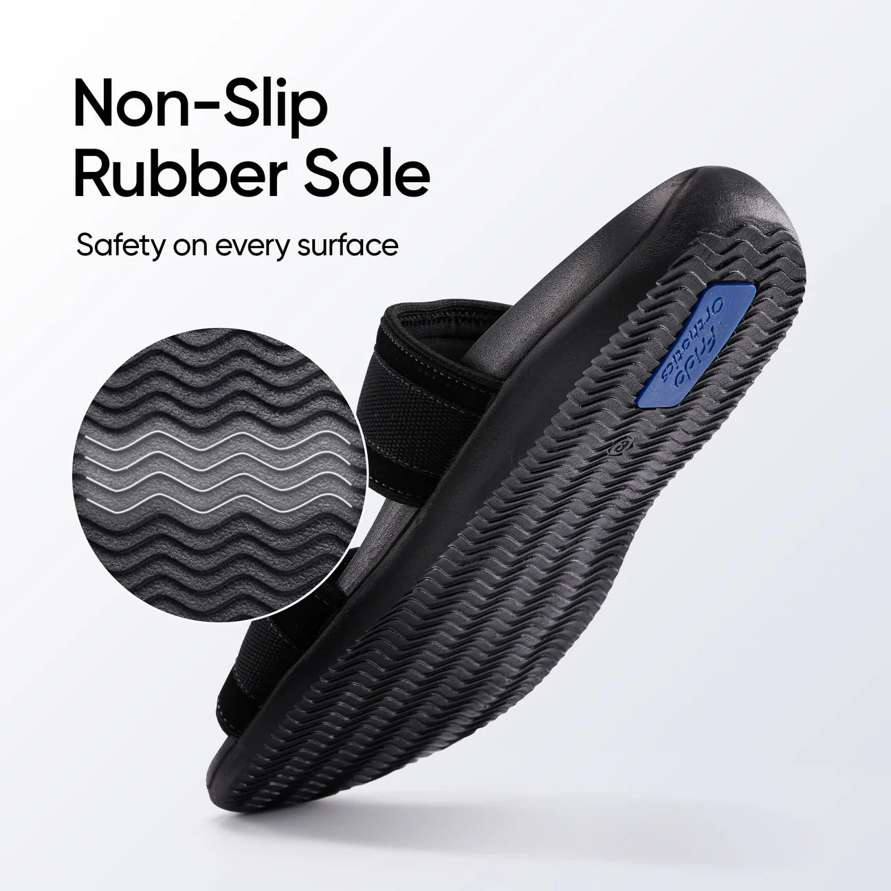 Frido Men's Orthotics Dual Strap Sandals