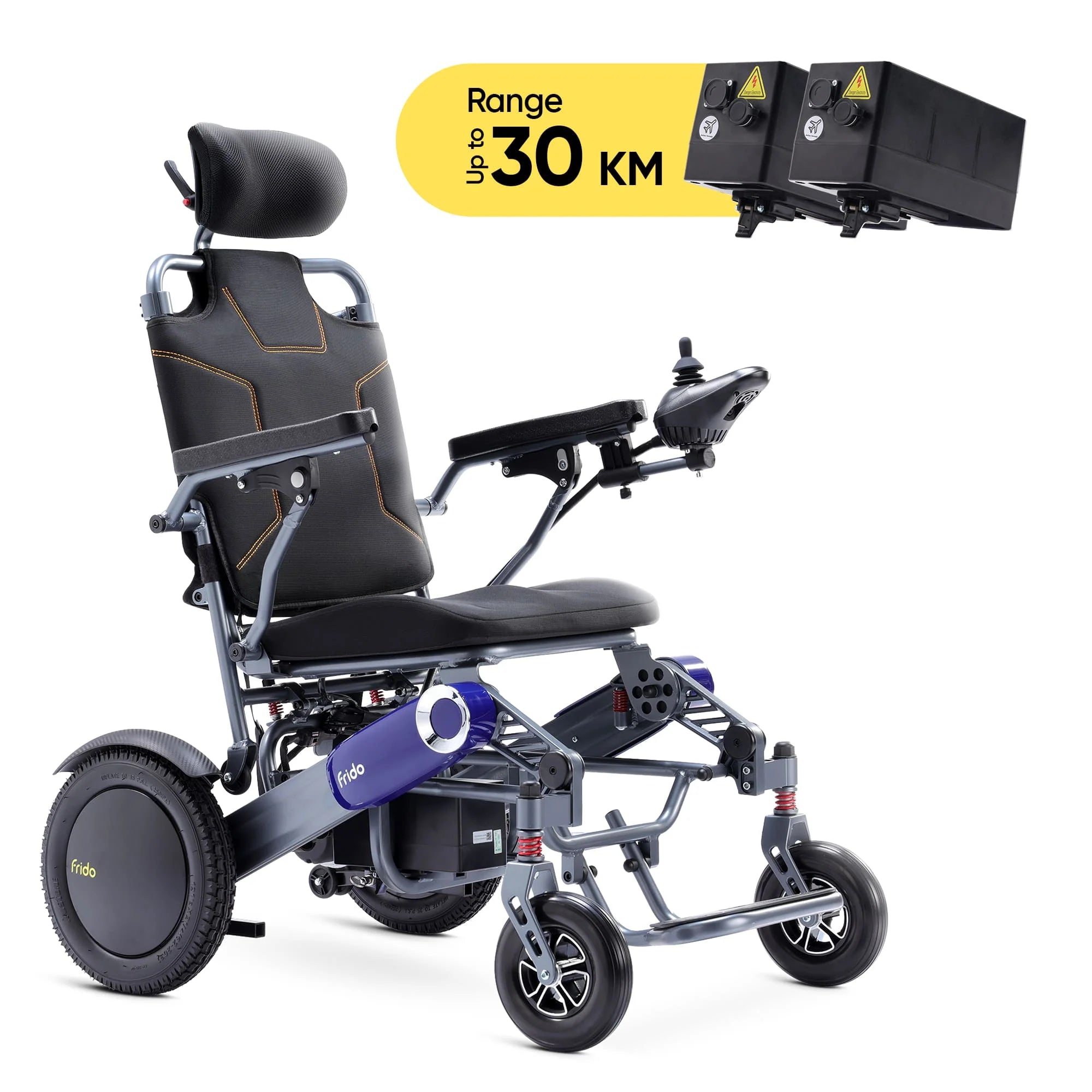 Frido Prime Plus Electric Wheelchair (Double Battery)