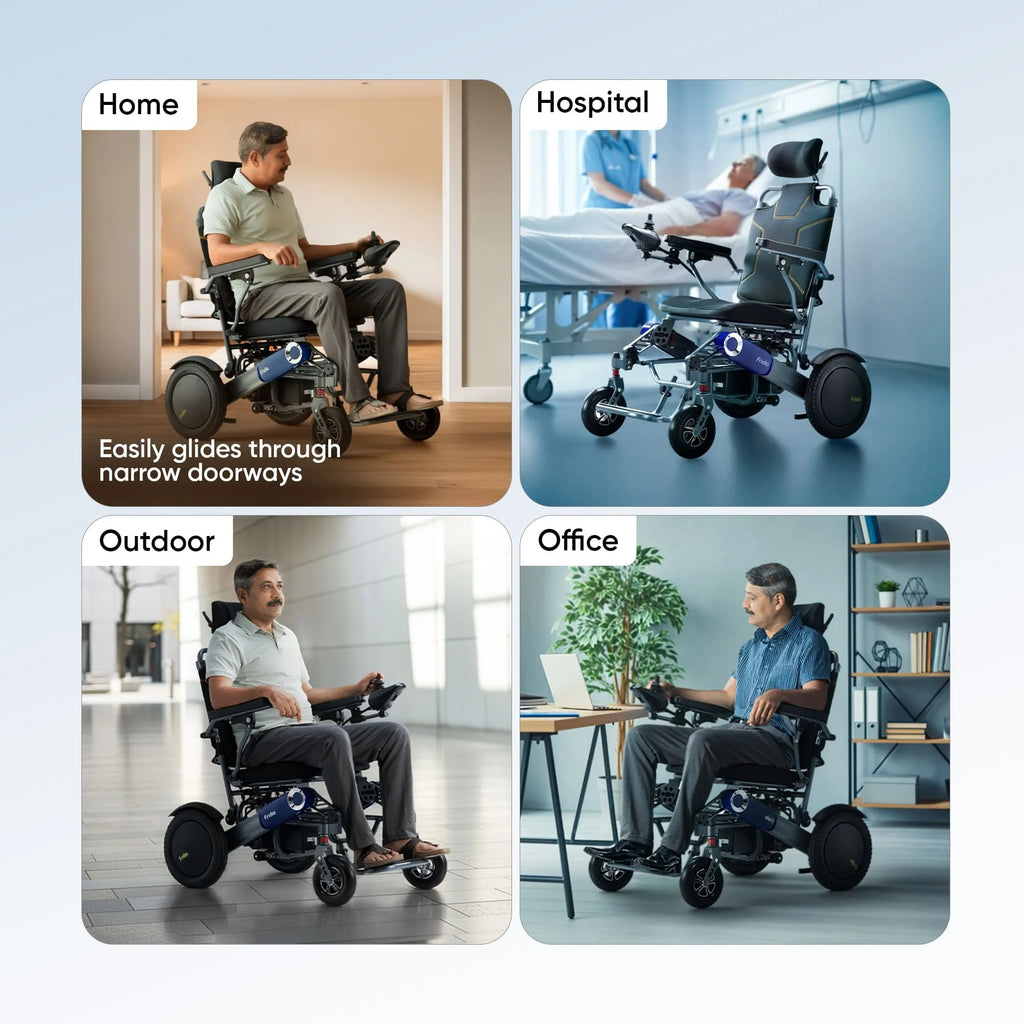 Frido Prime Plus Electric Wheelchair (Single Battery)