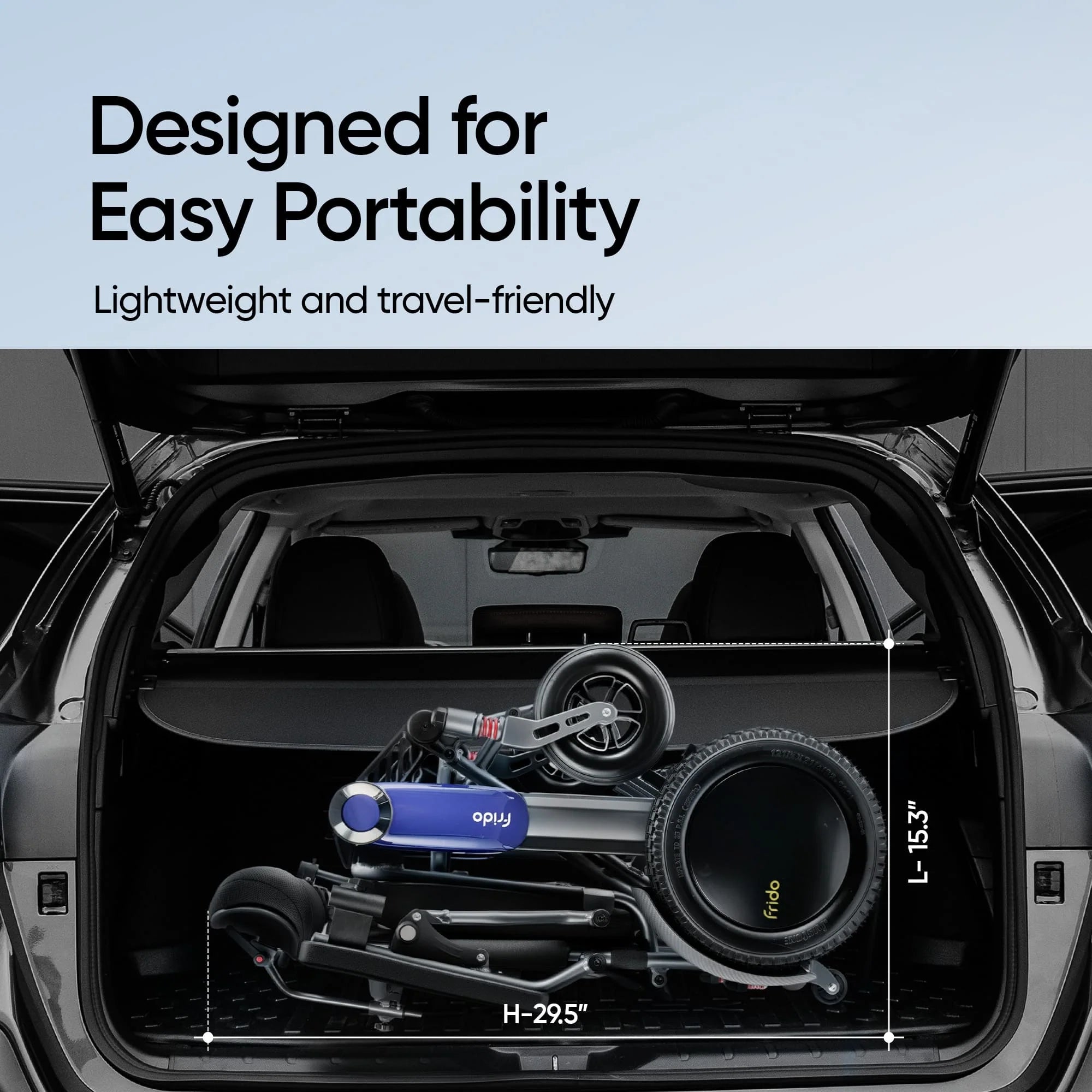 Frido Prime Plus Electric Wheelchair (Double Battery)