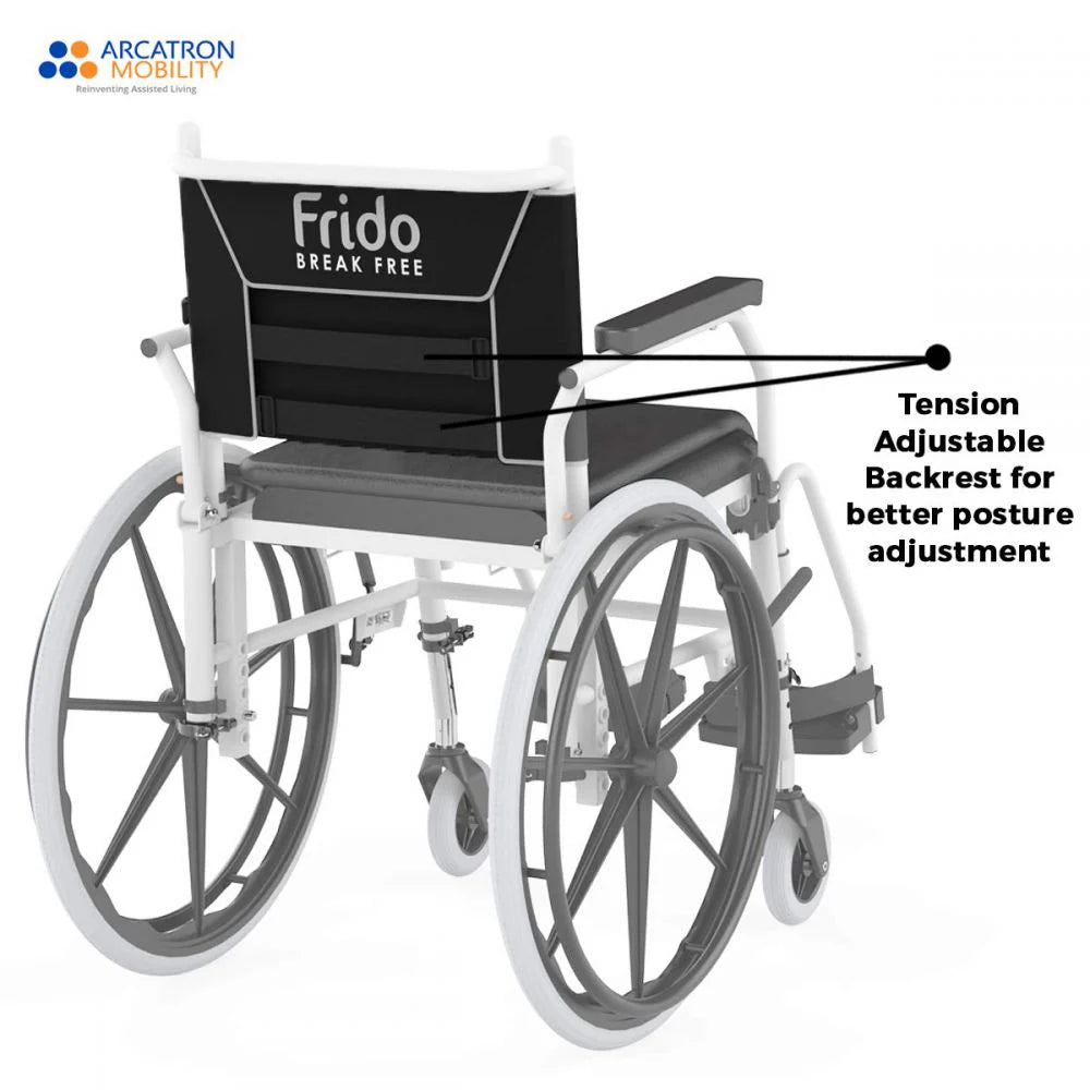 Prime FPS005 | Self Propelled Shower Commode Wheelchair