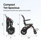 Frido Foldable Travel Wheelchair