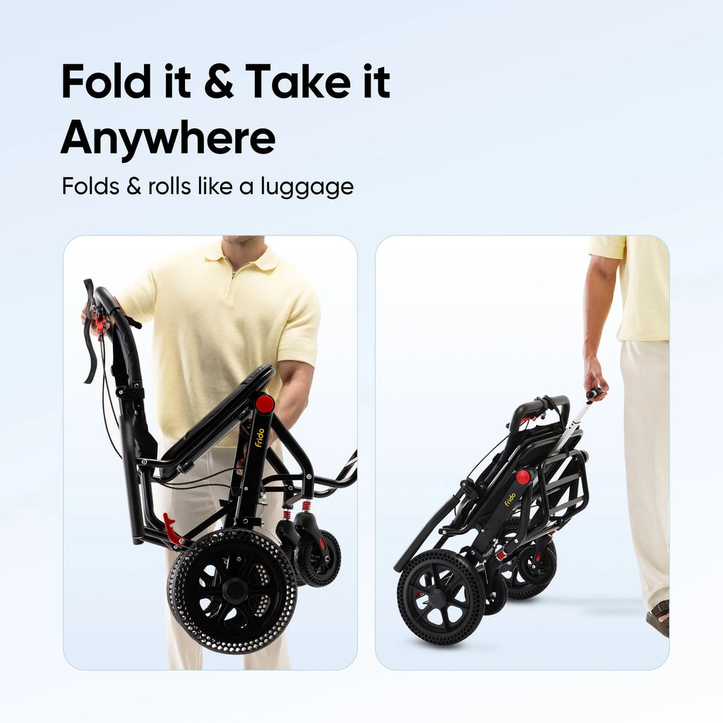 Frido Foldable Travel Plus Wheelchair