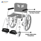 Prime FPS005 | Self Propelled Shower Commode Wheelchair
