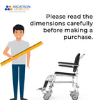 Prime SAS100 | Attendant Propelled Shower Commode Wheelchair