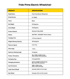 Frido Prime Electric Wheelchair